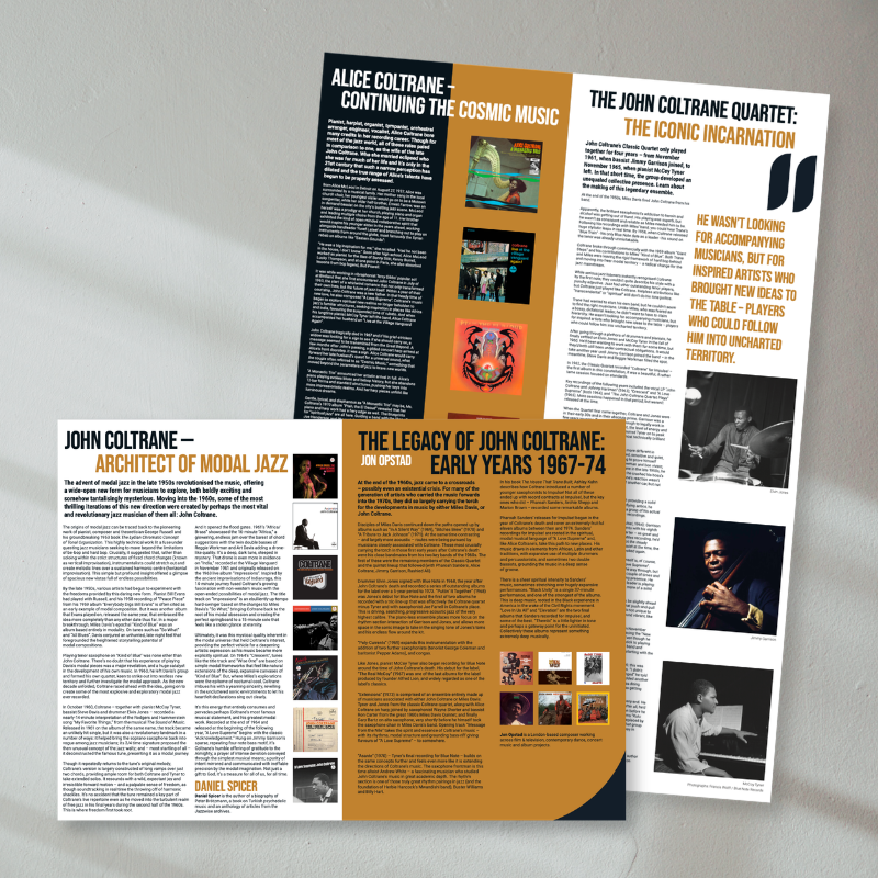 The Tiberi Tapes 3CD + FREE Posterzine® #03: John Coltrane
