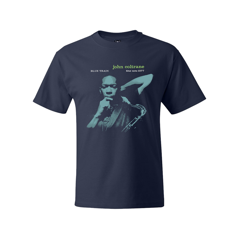 John Coltrane - Blue Train (Album Cover Series) T-Shirt - Navy