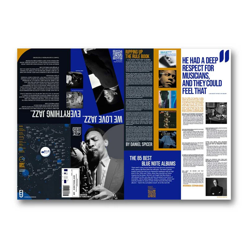 Posterzine® #01: 85 years of Blue Note Records, Joe Henderson Poster + Blue Note Constellation 12” x 12” Print (Exclusive