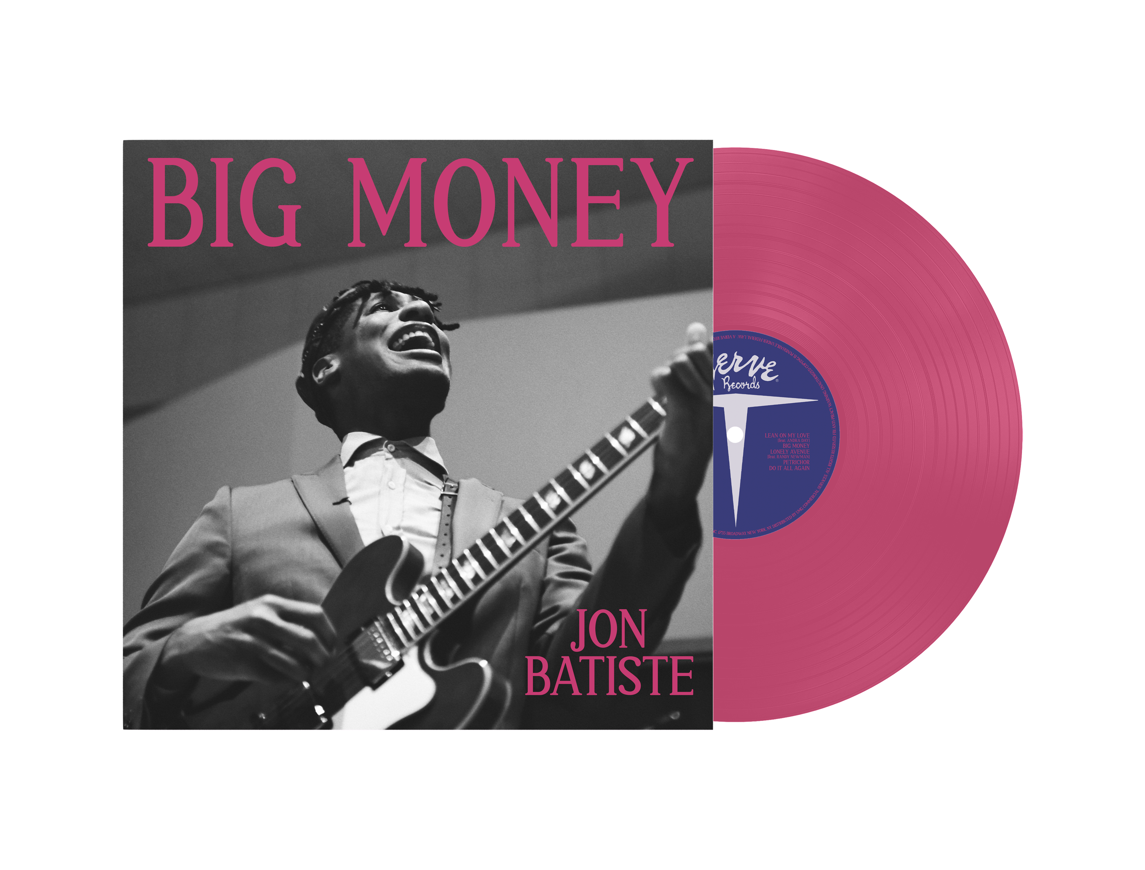 Jon Batiste - BIG MONEY (Exclusive Hot Pink Vinyl) Signed
