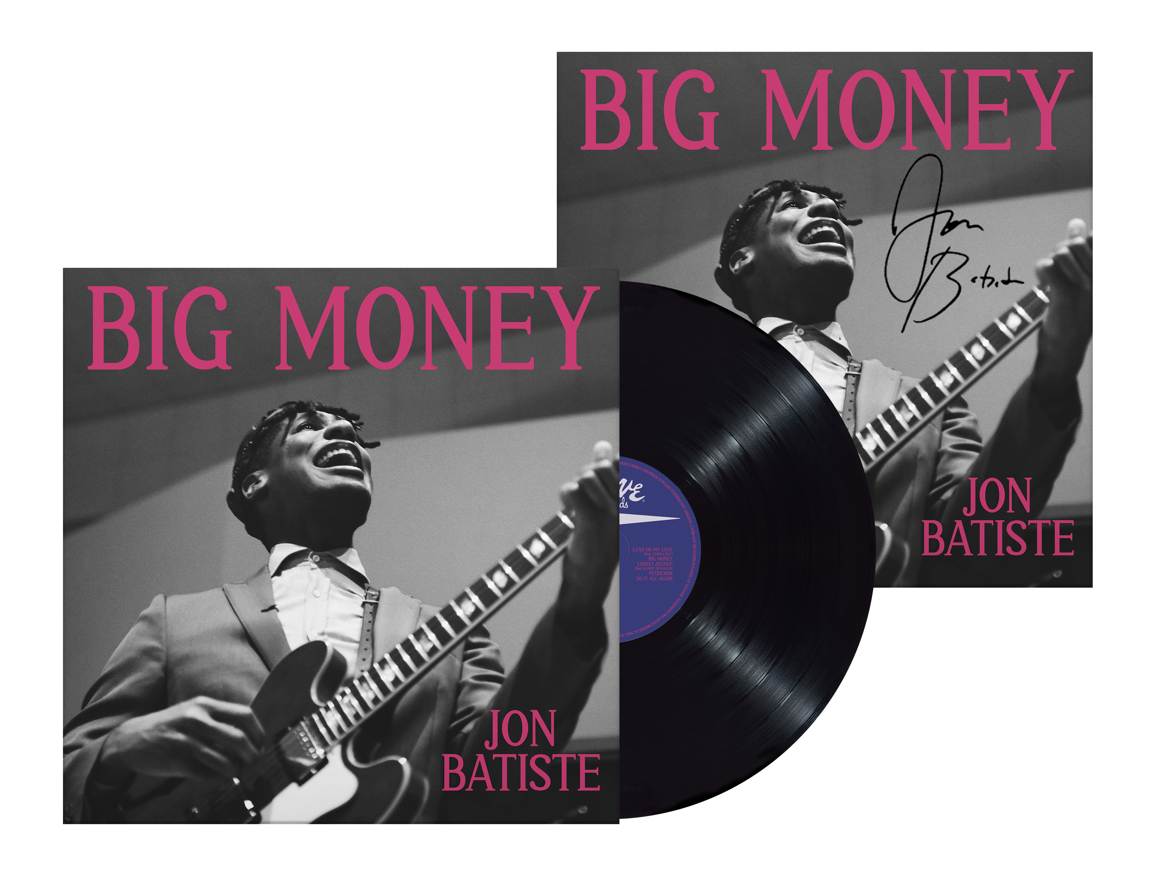Jon Batiste - BIG MONEY (Black Vinyl) Signed
