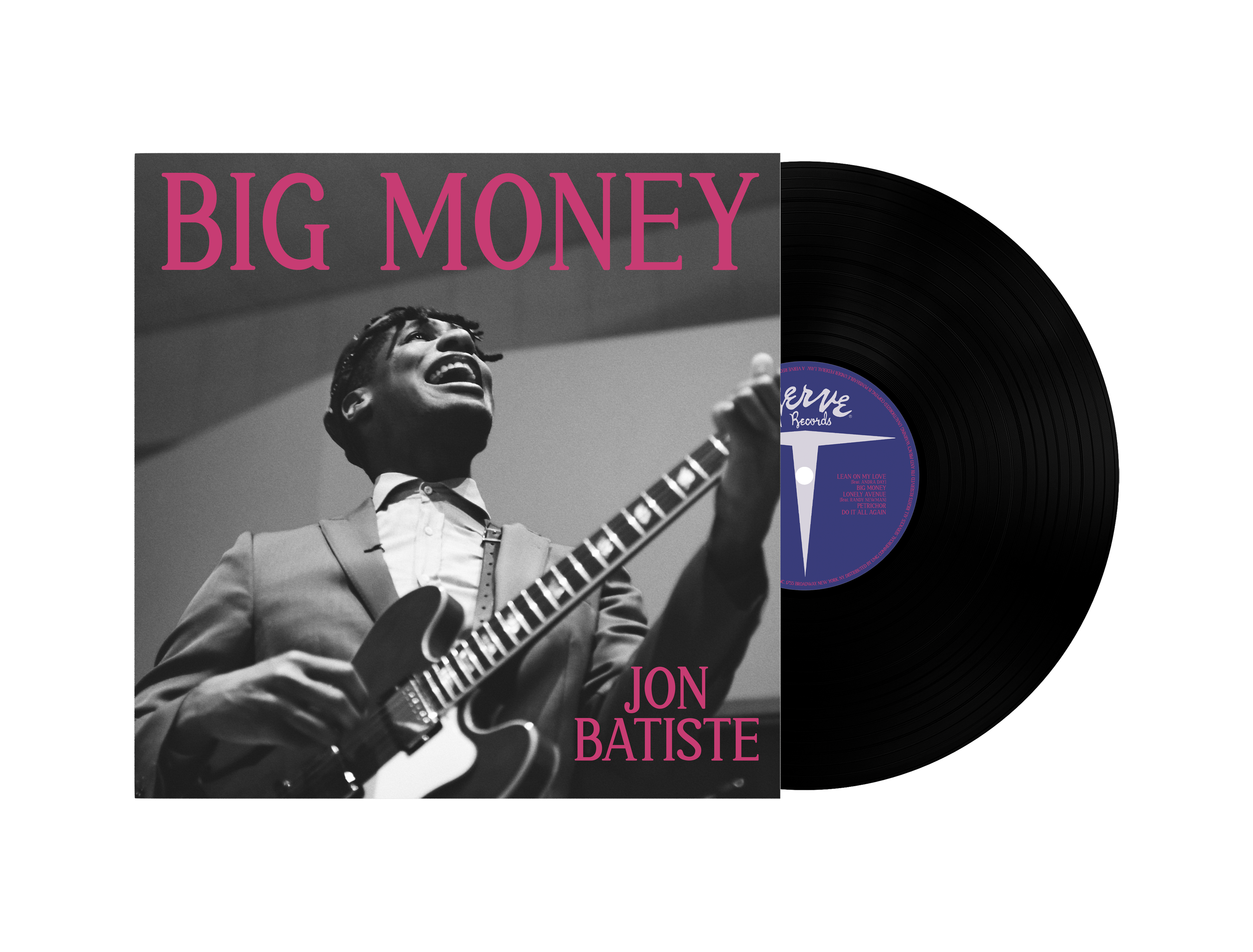 Jon Batiste - BIG MONEY (Black Vinyl) Signed