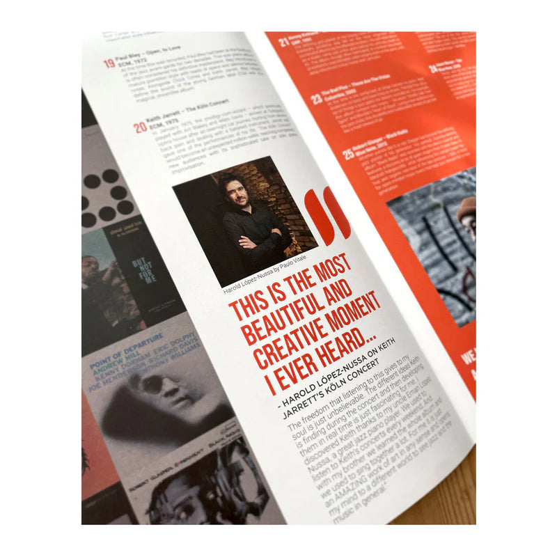 Posterzine® #02: The Piano Issue, Thelonious Monk Poster + History Of Jazz Piano 12” x 12” Print (Exclusive)