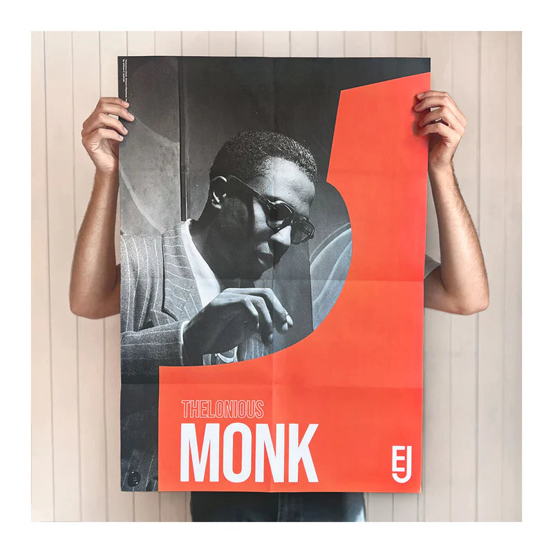 Posterzine® #02: The Piano Issue, Thelonious Monk Poster + History Of Jazz Piano 12” x 12” Print (Exclusive)