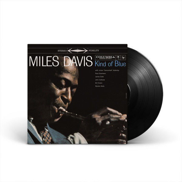 Miles Davis: Kind Of Blue 1LP + Trumpet T-Shirt + Miles Davis 12" x 12" Print