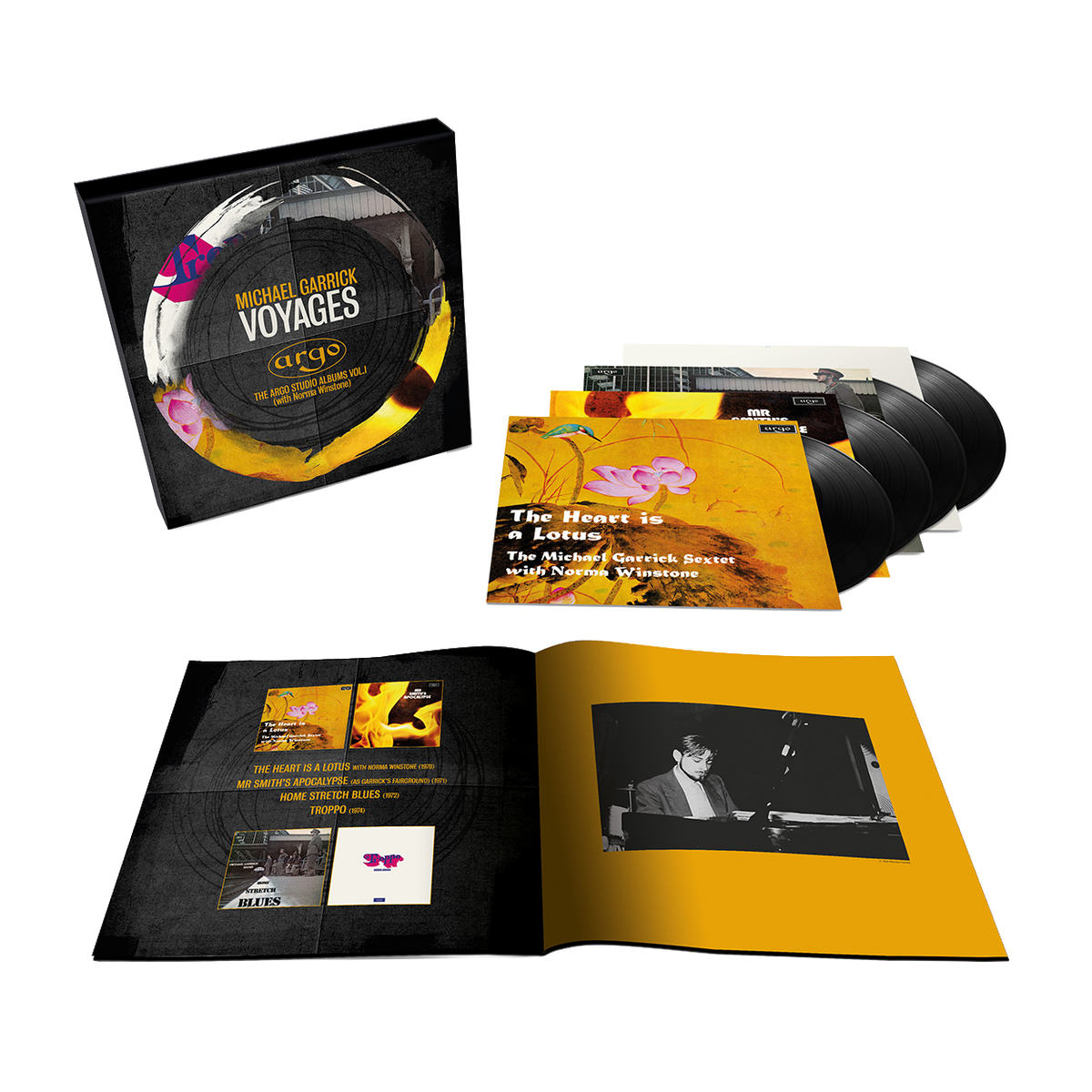 Michael Garrick - VOYAGES - The Argo Studio Albums Vol. I (with Norma Winstone): Vinyl 4LP Box Set
