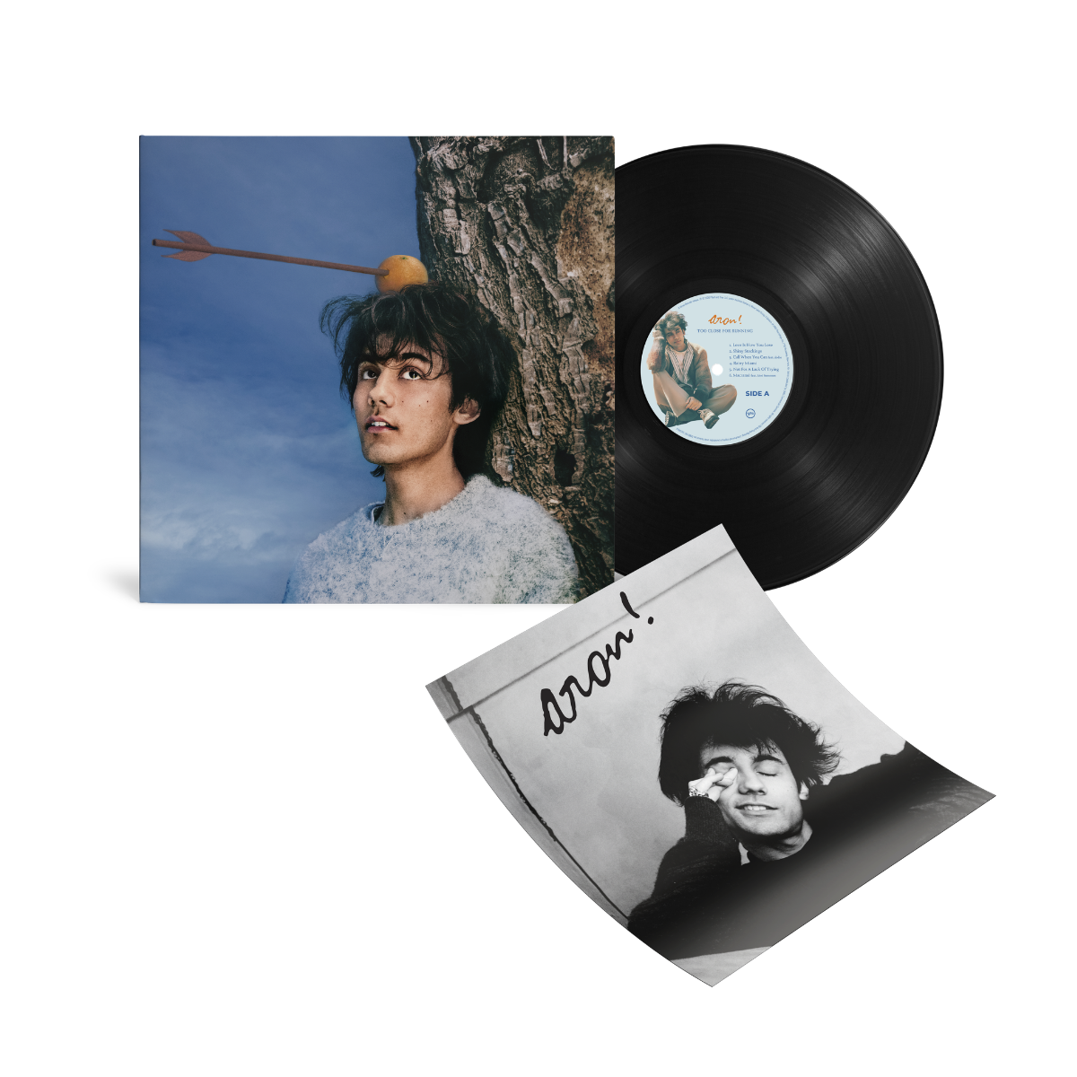 Too Close For Running - LP + Signed Art Card