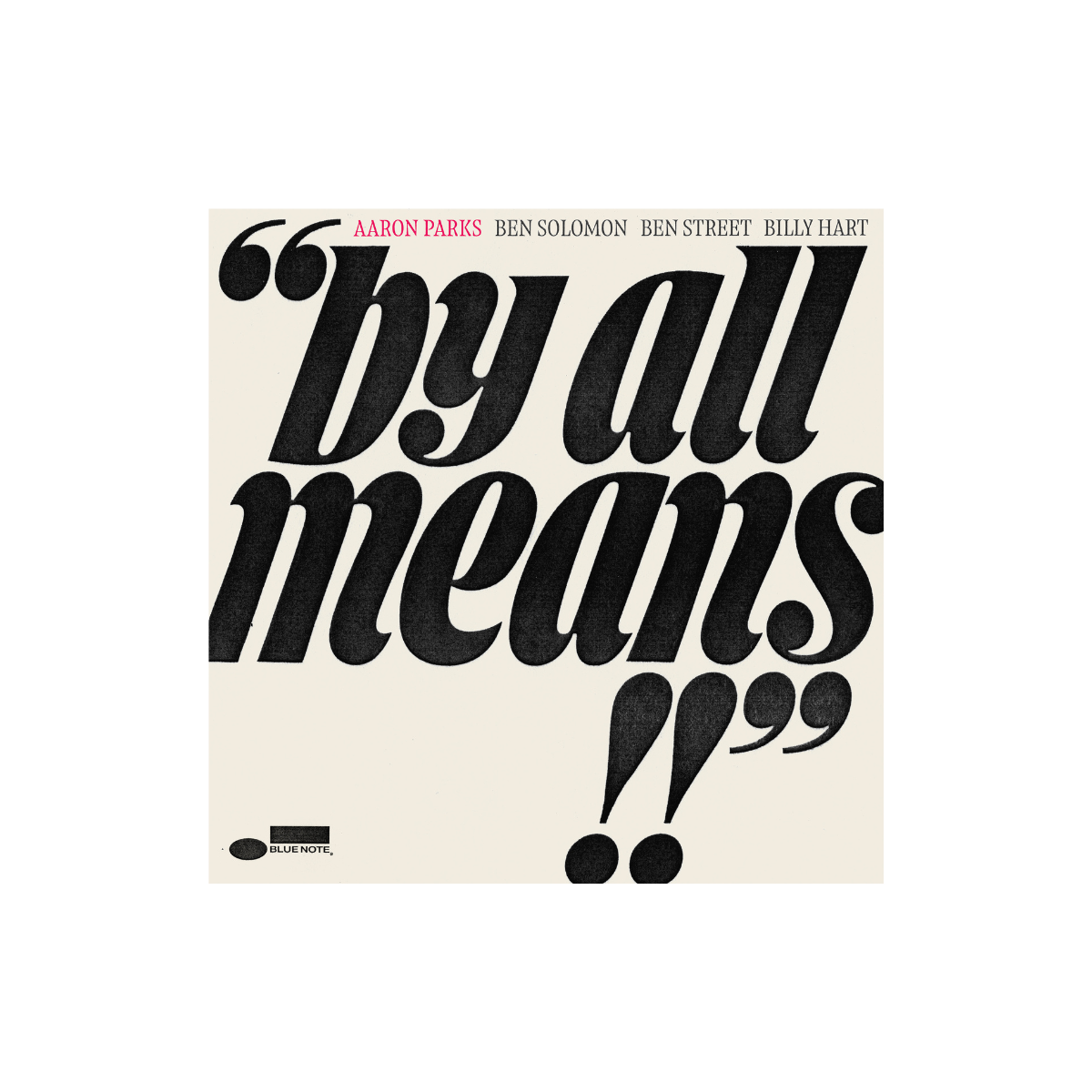 Aaron Parks - By All Means - CD