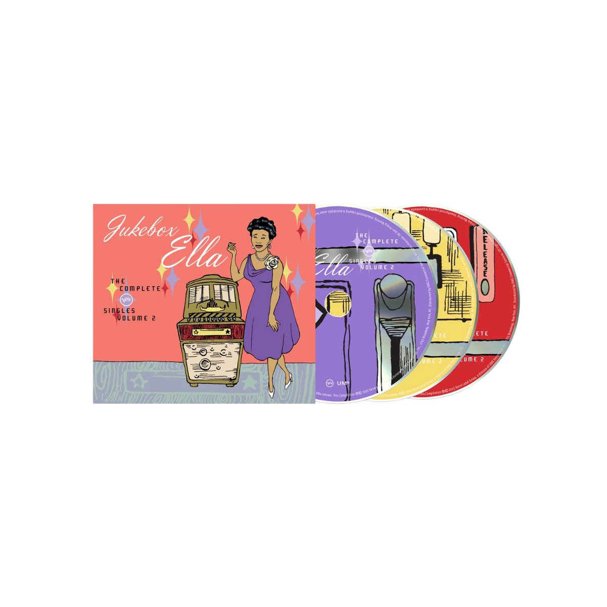 Ella Fitzgerald - Jukebox Ella: The Complete Verve Singles, Vol. 2 - 3CD