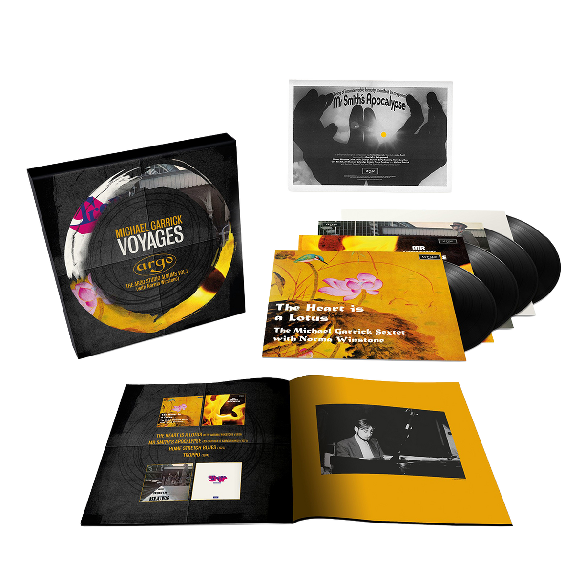 VOYAGES - The Argo Studio Albums Vol. I (with Norma Winstone): Vinyl 4LP Box Set