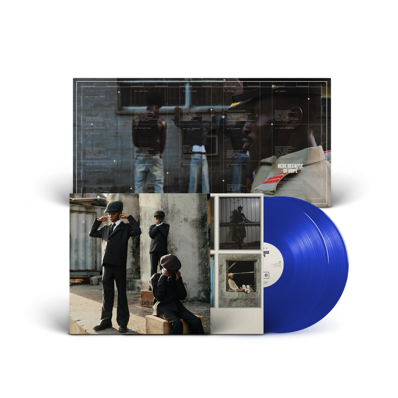 Ezra Collective - Here Because of Hope: Transparent Ocean Blue Vinyl 2LP