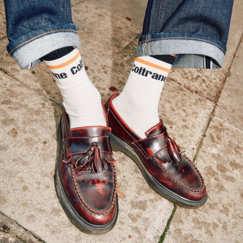 John Coltrane - A Love Supreme Socks - Ivory